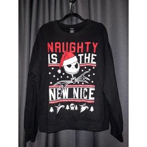 Ugly Christmas Sweater Xmas Sweatshirt Crewneck Size XXXL Nightmare
